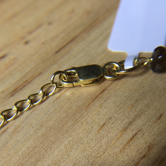 Black Onyx and Tourmaline 8" Bracelet Gold Plated over 925 Sterling Silver - Picture 6 of 7